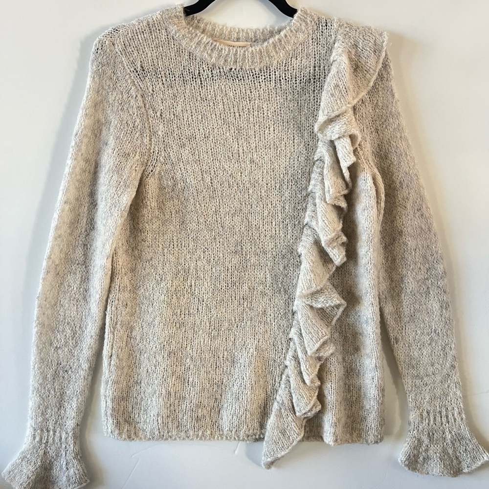 Rebecca Taylor Diagonal Ruffle Sweater - Picture 2 of 7